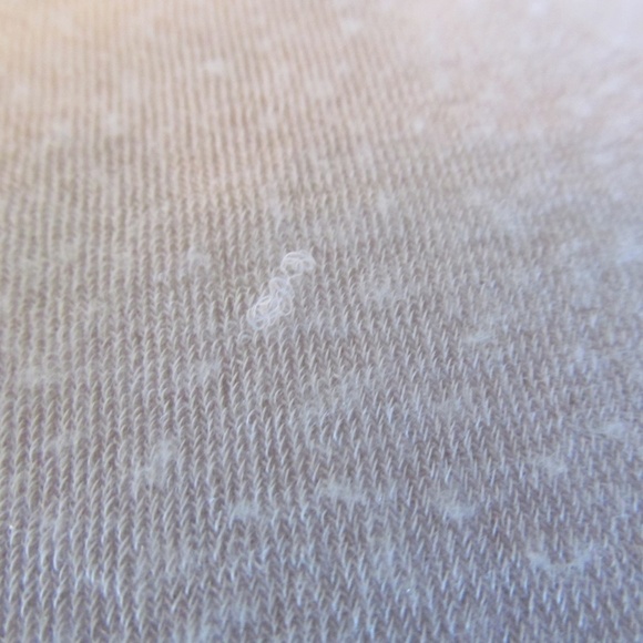 IRO Women's DALIA RUFFLED Sides TEE Blouse Beige Size M - Picture 6 of 9